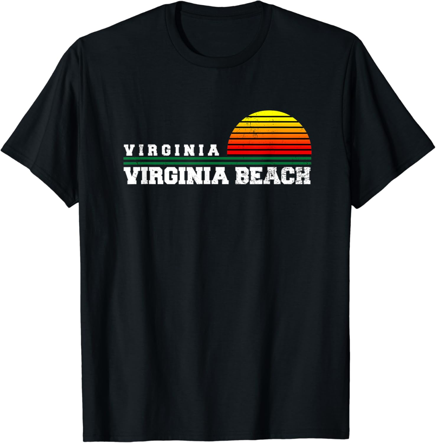 Amazoncom virginia beach distressed va gift souvenir tshirt clothing